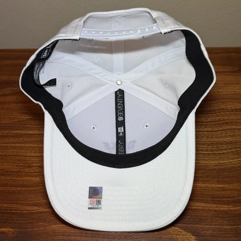 New Era Duke Blue Devils White 9Seventy Trucker Stretch Snap Adjustable Hat NEW